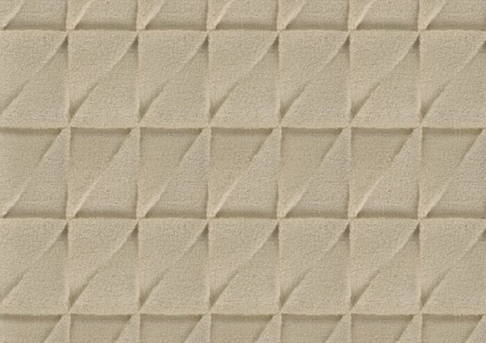 taupe triangle textured rug from marqqa 2