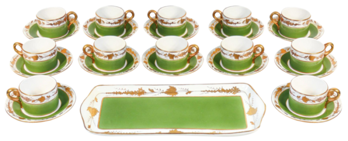 tea service for twelve 1950s set of 13 3530