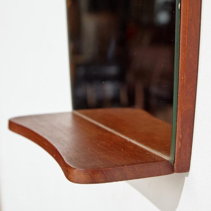 teak framed mirror 5