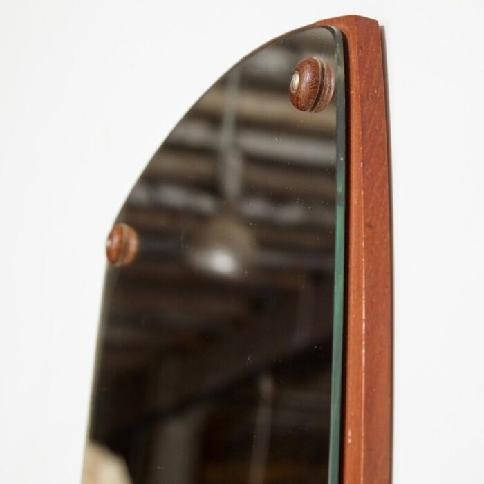 teak framed mirror 6