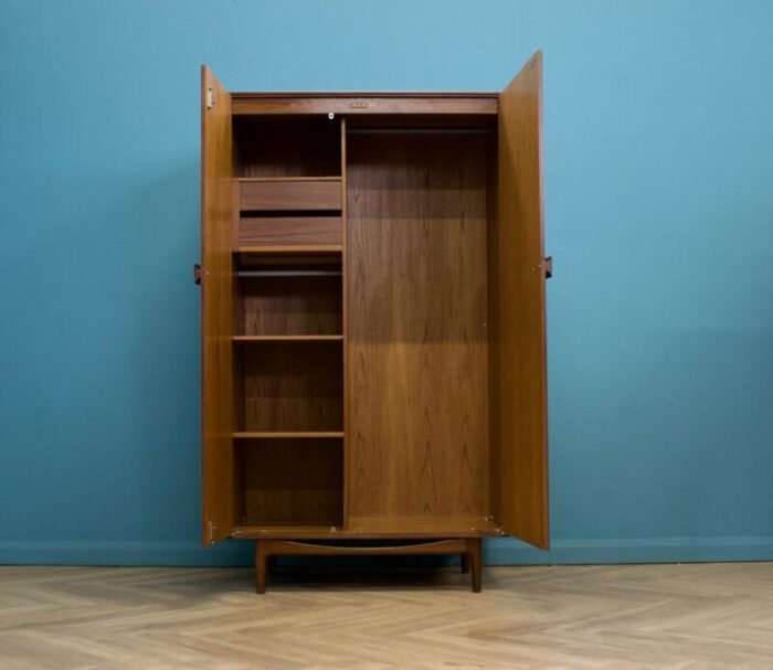 teak wardrobe by ib kofod larsen for g plan 1960s 3093