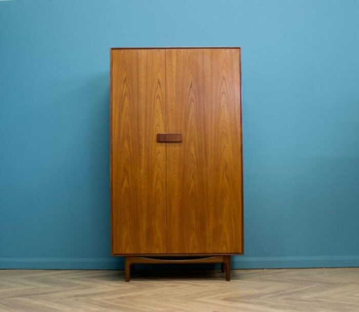 teak wardrobe by ib kofod larsen for g plan 1960s 9313