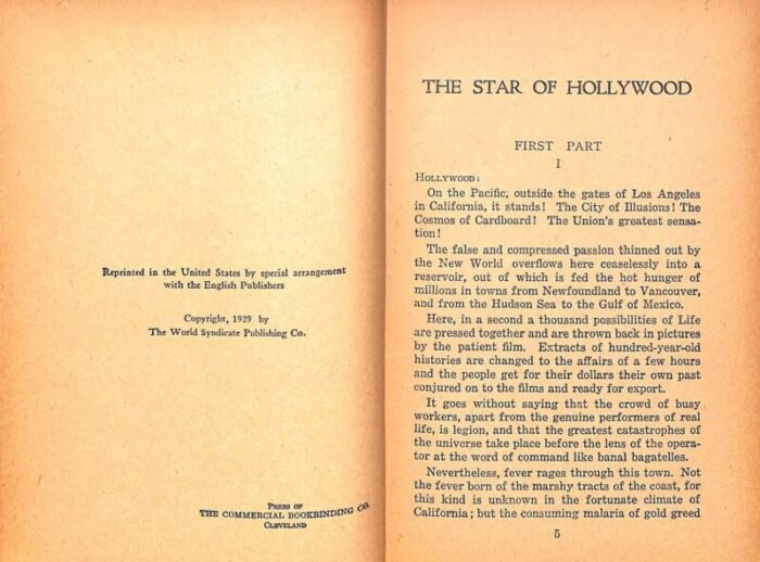 the star of hollywood 1929 stilgebauer edward 1605