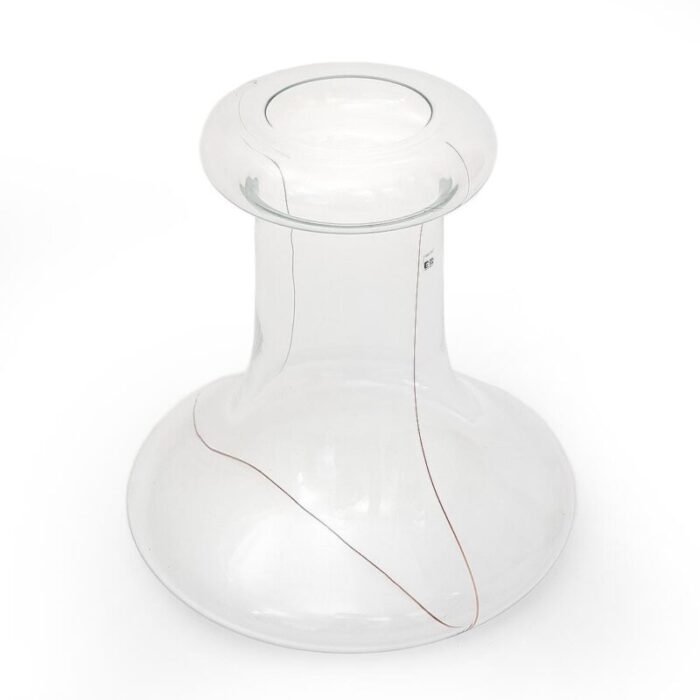 transparent glass vase by renato toso for fratelli toso 1970s 5421