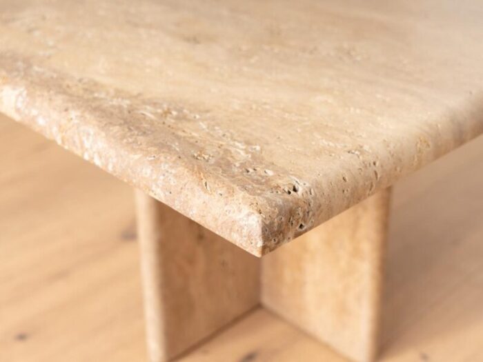 travertine coffee table 7119