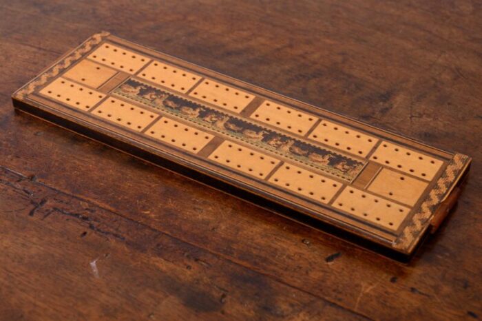 tunbridgeware cribbage 19th century 6294