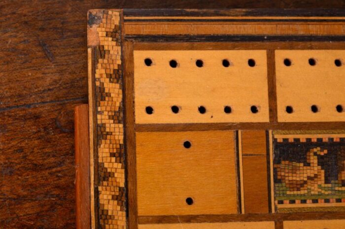 tunbridgeware cribbage 19th century 6319