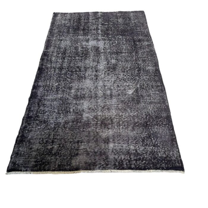 turkish over dyed grey rug in wool 3