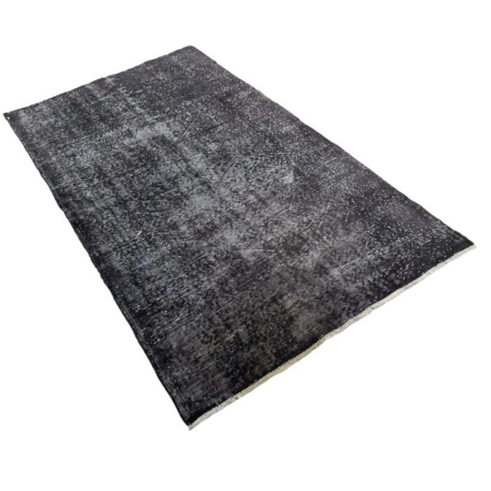 turkish over dyed grey rug in wool 5