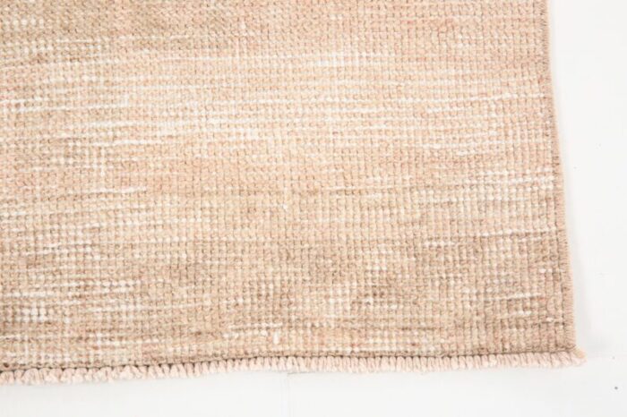 turkish runner rug in faded beige and brown 13