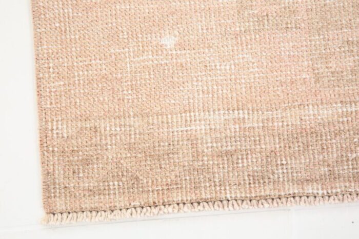 turkish runner rug in faded beige and brown 14