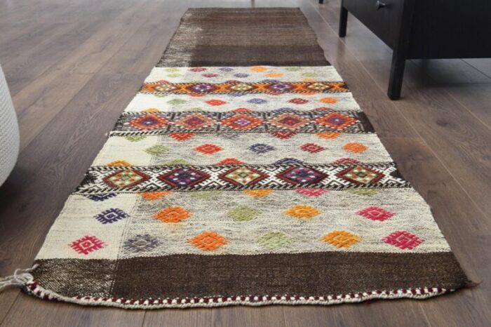 turkish vintage kilim rug 2