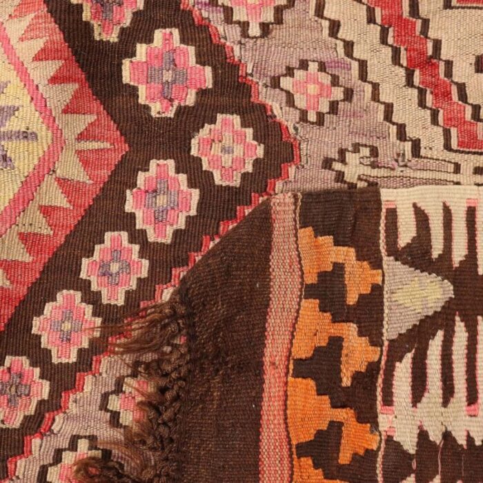 turkish wool kilim rug 1470