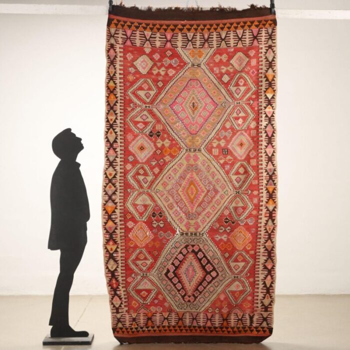 turkish wool kilim rug 2819