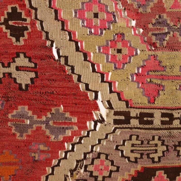 turkish wool kilim rug 9612