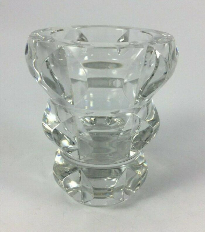 vase in cut crystal from daum france 1