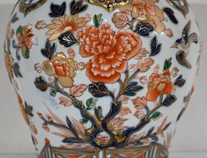 vase with imari decoration by henri gibot 1943 16