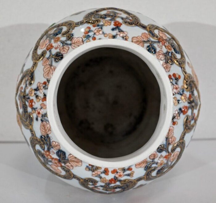 vase with imari decoration by henri gibot 1943 22