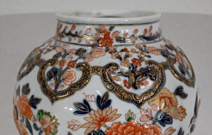 vase with imari decoration by henri gibot 1943 5