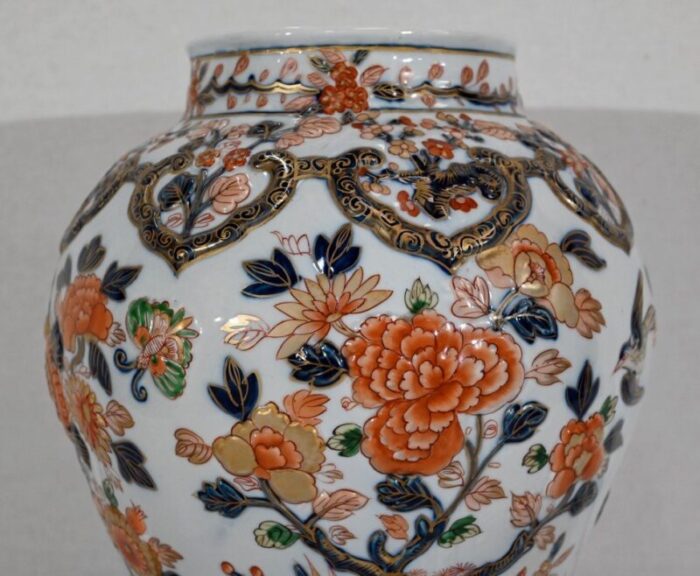 vase with imari decoration by henri gibot 1943 6