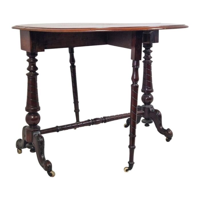 victorian flap table 1890s 0010