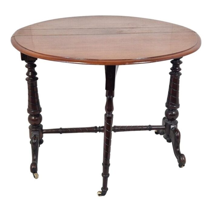 victorian flap table 1890s 0835