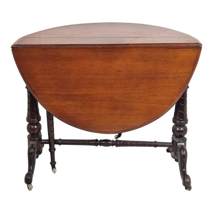 victorian flap table 1890s 2239