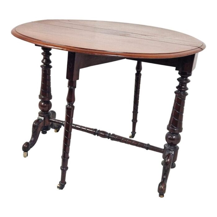 victorian flap table 1890s 5827