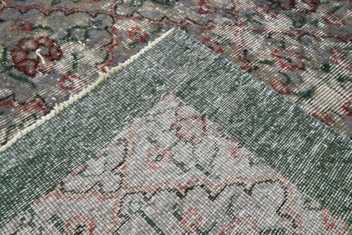 vintage abstract cotton wool rug 15