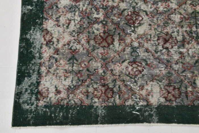 vintage abstract cotton wool rug 8