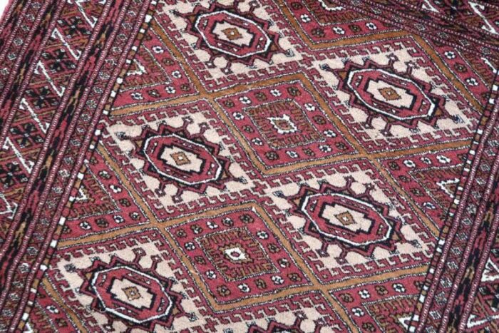 vintage afghan handmade ersari rug 1970s 7 1