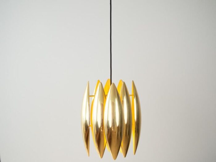 vintage aluminum kastor pendant lamp by jo hammerborg for fog and mrup denmark 1963 3246