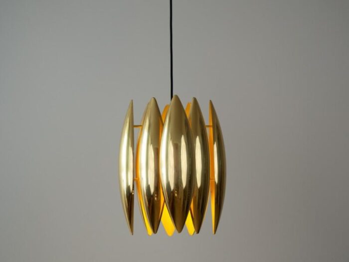 vintage aluminum kastor pendant lamp by jo hammerborg for fog and mrup denmark 1963 4163