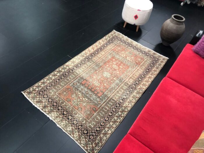 vintage anatolian handmade wool rug 3