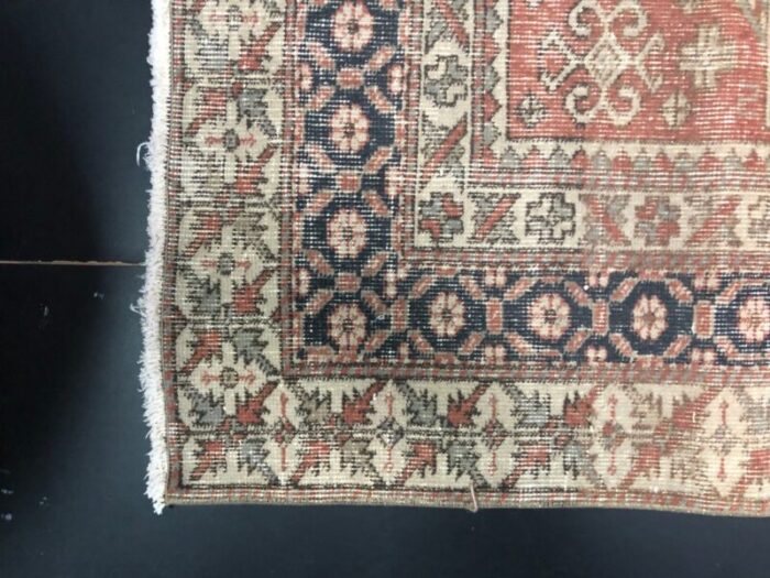 vintage anatolian handmade wool rug 8