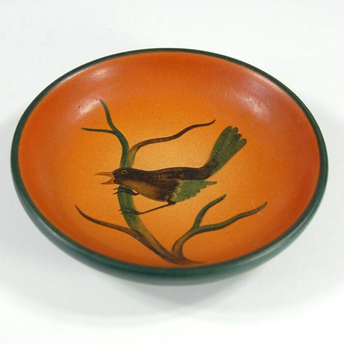 vintage art nouveau danish ceramic plate by ipsen 1920s 5