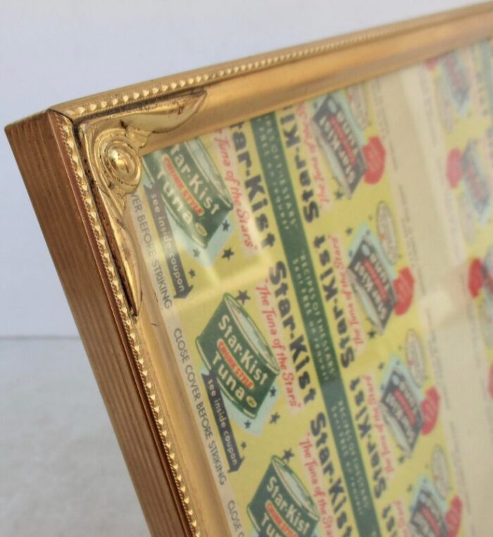 vintage brass photo frame 8 x 10 horizontal 3080