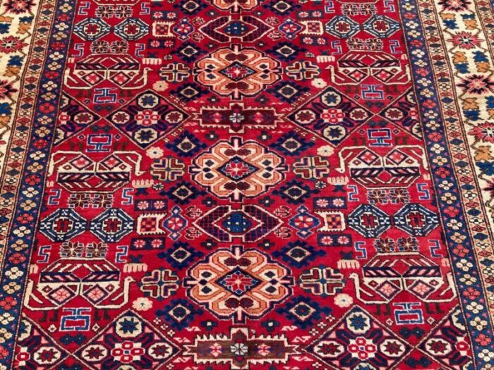 vintage caucasian shirvan rug 1920s 0950