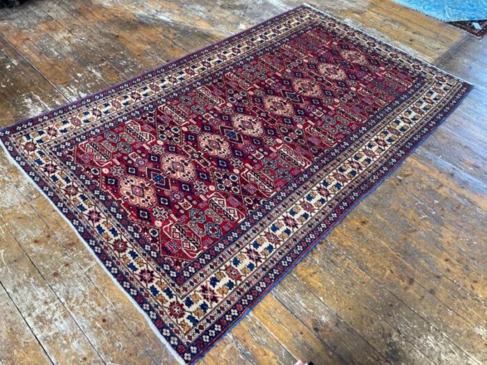 vintage caucasian shirvan rug 1920s 9745