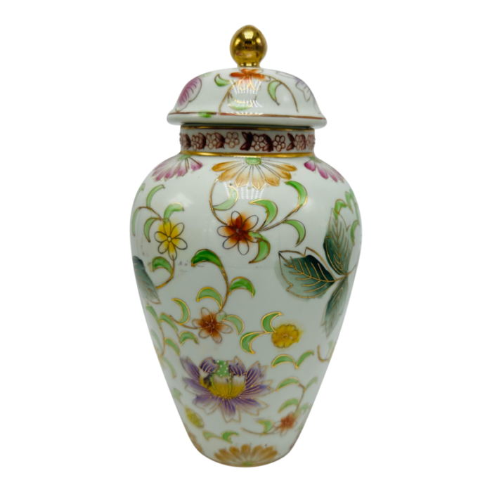 vintage chinoiserie ginger jar 3974