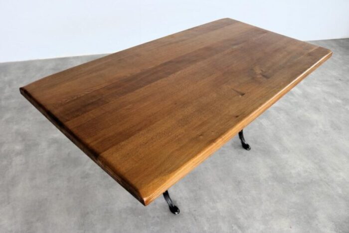 vintage dining table in oak 1950s 1309