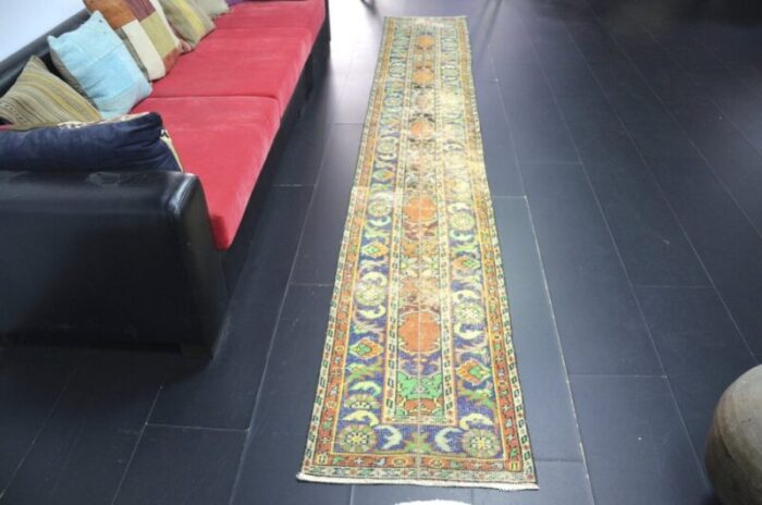 vintage floral runner rug 1