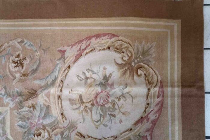 vintage french aubusson rug 1970s 2