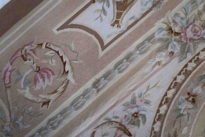 vintage french aubusson rug 1970s 7