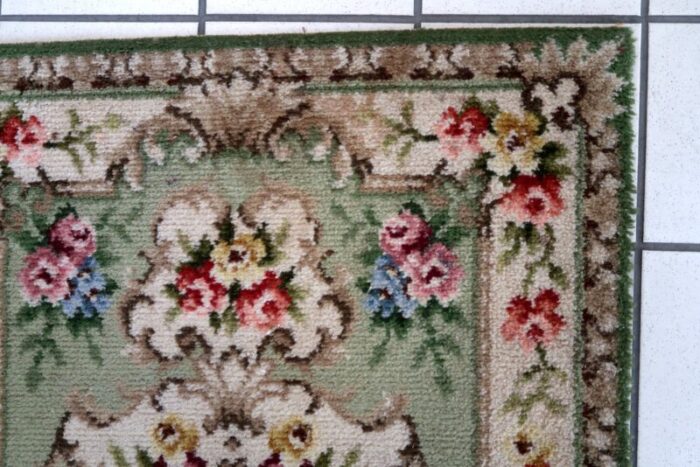 vintage french savonnerie rug 1960s 10 1