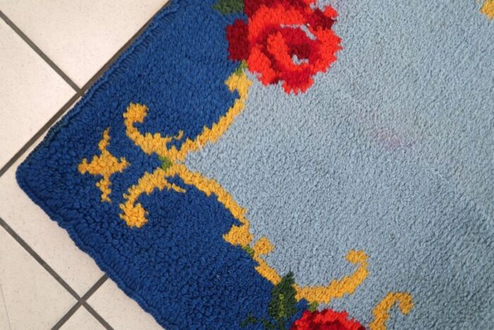 vintage french savonnerie rug 1960s 10 3