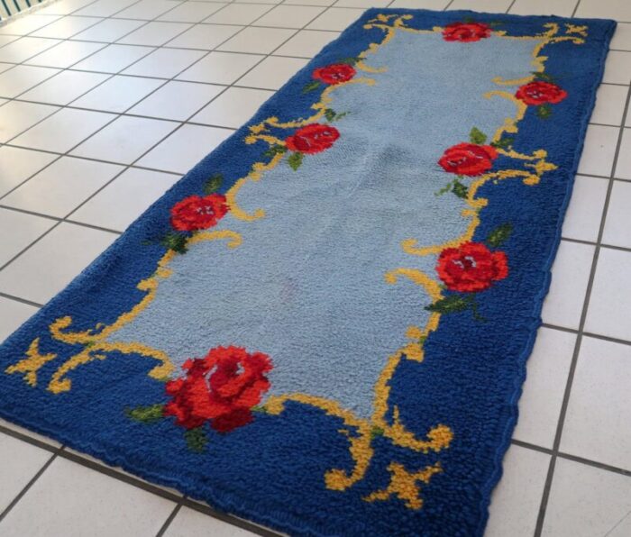 vintage french savonnerie rug 1960s 3 3