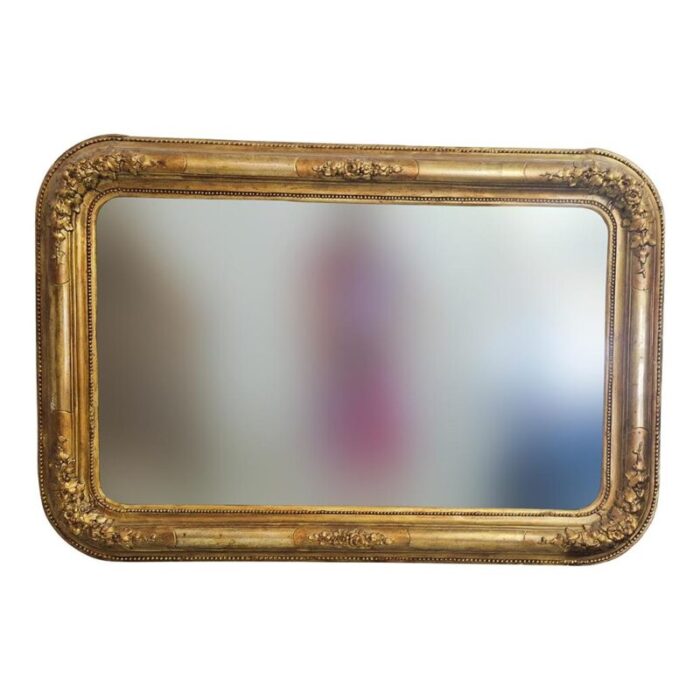 vintage golden mirror 1950s 2530