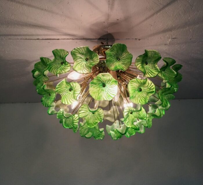 vintage green floral chandelier lighting 5208