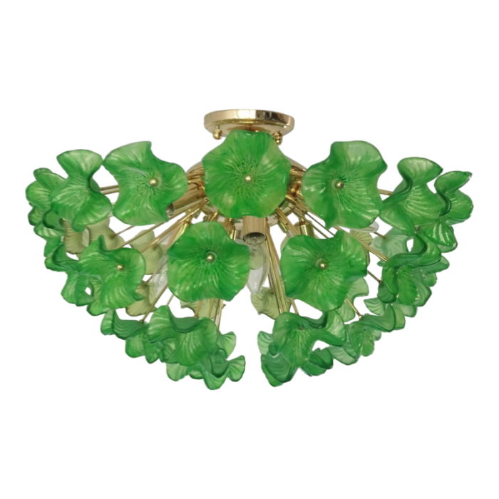 vintage green floral chandelier lighting 7328